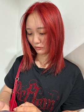 ヌウ(nuu) 〈生平〉暖色カラー/深みレッド/ブリーチカラー/ダブルカラー