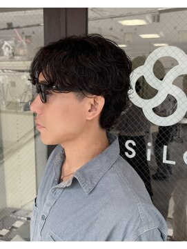 シロ(SiLO) 大人メンズスパイラルパーマセンターパート★