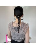 お呼ばれヘア＊タイトヘアアレンジ＊