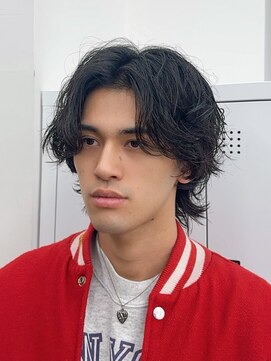 サンド 大阪梅田(sand) @cho_no.asato_sandメンズ/メンズパーマ/フェザーパーマ