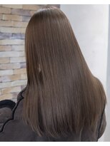 アリー 原宿 表参道(ALLY)&nbsp;ALLY濱田　髪質改善×ブリーチなしカラーナチュラルベージュ