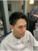 MEN’S HAIR/サーフカール/刈り上げセンターパート/柏