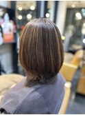 20代30代40代50代◎ミディアムボブ/ハイライト