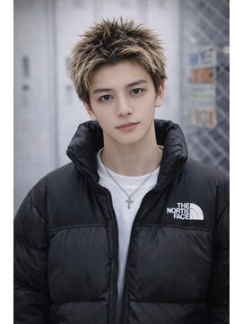 リリー シンジュク(Lilly) 【Lilly新宿】#短髪#ハイライト＃メンズカット＃アップバング