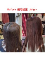 ヘアーデザイン アール(Hair Design aR)&nbsp;2026.3.5.美神縮毛矯正 強いくせ毛の縮毛矯正