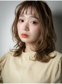 コテ巻き風パーマくびれレイヤー小顔クラゲウルフz越谷20代30代