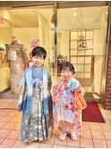 七五三★3歳被布着付けヘアーメイク★5歳袴
