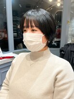 ロンドイディールバンダイ 新潟万代(Lond ideal)&nbsp;ダークアッシュショートボブ