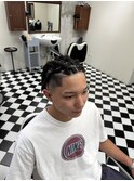 波巻きツイストスパイラルリバースセンターパートニュアンスパR