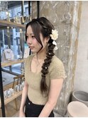編みおろし/ヘアアレンジ