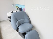 コロレ(COLORE)の雰囲気（ヘッドスパなどゆったり出来るYUMEシャンプーで癒しのひととき★）