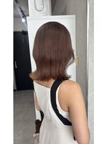 フランチェスカドットボブ(francesca.bob)&nbsp;ミルクティーベージュ×切りっぱなしボブ