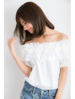 ユーフォリア 銀座本店(Euphoria)&nbsp;20代30代☆ナチュラルロブで大人かわいい切りっぱなしヘア♪