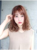 【stylist渋川】シースルーバング☆ラフウェーブパーマ☆ロブ