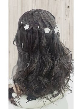 ハナココ 水戸店(hana Coco) ウォーターフォール 結婚式 二次会 お呼ばれヘア 撮影ドレス水戸
