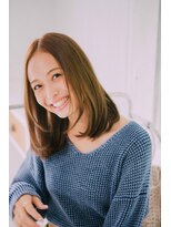 トレボー 永山店&nbsp;大人女性 透明感 カラー ミディ 【永山】