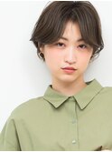 【loutus】耳かけショート×透明感カラー☆抜け感ヘア