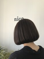 ヘアーコレクトニコ(hair collect nico)&nbsp;前髪なしフレンチボブ