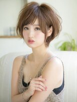 ロンドプランタン 恵比寿(Lond Printemps)&nbsp;【ロンド恵比寿店】ふんわりひし形耳掛けショートボブ前髪あり