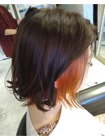 ヘアー アトリエ エゴン(hair atelier EGON)&nbsp;オレンジインナーカラー