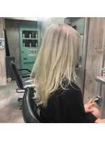 インク 渋谷(INK.)&nbsp;韓国風/カーキグレージュ/大人かわいい/フェザーバング[渋谷]