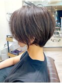 絶壁解消×イルミナカラー×前下がりくびれショート永田カズヤ