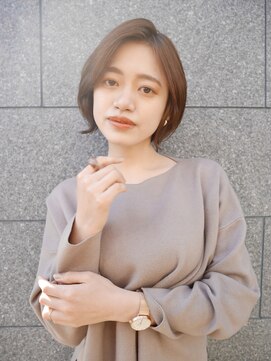 シュシュ(shushu) かきあげバング／外ハネボブ【有海一生】/髪質改善