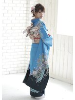 キッカ(kicca) 【kicca】振袖アップスタイル