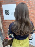 【117hairgarage】大人ロング_オリーブグレージュ