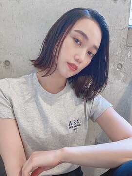 ルービック 奈良(Rubik's) ナチュラルボブ×黒髪ボブ大人可愛い20代30代40代