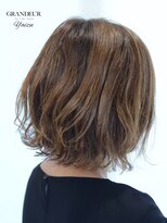 グランデュール 焼津店(GRANDEUR)&nbsp;【GRANDEUR焼津店】切りっぱなしボブ×くびれ外ハネ