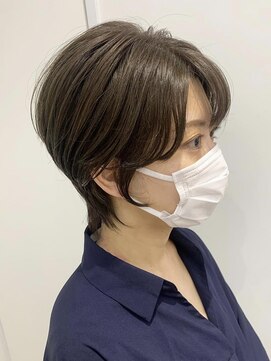 ネオヘアー 曳舟店(NEO Hair) くびれショート/透明感ベージュ/曳舟