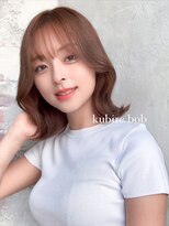 アフロート ルヴア(AFLOAT RUVUA)&nbsp;くびれヘア/シースルーバング/ショコラベージュ/20代30代40代