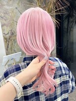 ソル ジングウマエ(SOL JINGUMAE)&nbsp;ダブルカラーピンクベージュベージュカラーケアブリーチレイヤー