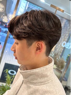 ラボー ノースプラザ店(LA'BO) フェザー毛流れカルマパーマ