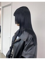 カーラ(kalah)&nbsp;黒髪姫カットロングレイヤー髪質改善韓国ブルーブラック