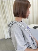 ボブとブリーチなしベージュ◯
