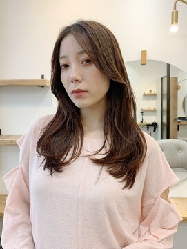 シアアルン 新小岩店(SHEER alun) ミディアムレイヤー/ナチュラルブラウン/SHEERalun新小岩店