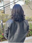 メンズパーマ　レイヤーパーマ　ロングスタイル