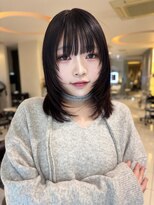 ヤヨイブレインズフェアリー(YAYOI BRAINS fairy)&nbsp;大人可愛い黒髪ミディアムレイヤー☆