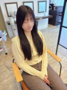 マーリャヘアー(mallia hair) レイヤースタイルレイヤーカットロングレイヤー小顔スタイル