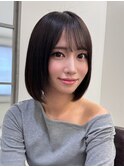 【長谷川】輪郭補正小顔カット/トレンドBOB