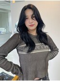 ロングレイヤー　ブルーブラック