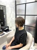 白髪ぼかし/白髪改善カラー/ショート/透明感カラー/脱白髪染め