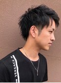 ツーブロックショート