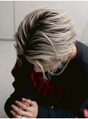 xメンズバレイヤージュ/ホワイトグレージュ/レイヤーカット