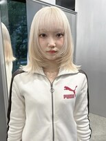 ペレ アネックス 大阪梅田茶屋町店(PELE ANNEX)&nbsp;くびれヘア/アプリコットオレンジ/夏のヘアアレンジ/梅田