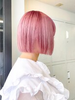 フラム 渋谷(flamme)&nbsp;◯ぷつっとボブ×ピンク