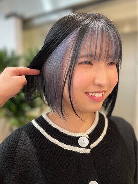 ジ エクト ヴィシア 心斎橋店(The Ect VIXIA) インナーカラー/フェイスフレーミング/ブルーカラー