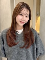 アイユー(ii+U)&nbsp;レイヤーカット　2way前髪　ナチュラルベージュ